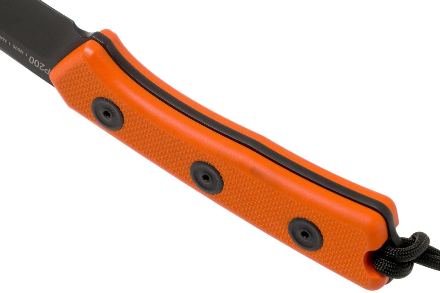 ANV P200, N690, DLC, Orange G10, Kydex, P200-018, Couteau De Survie – Image 4