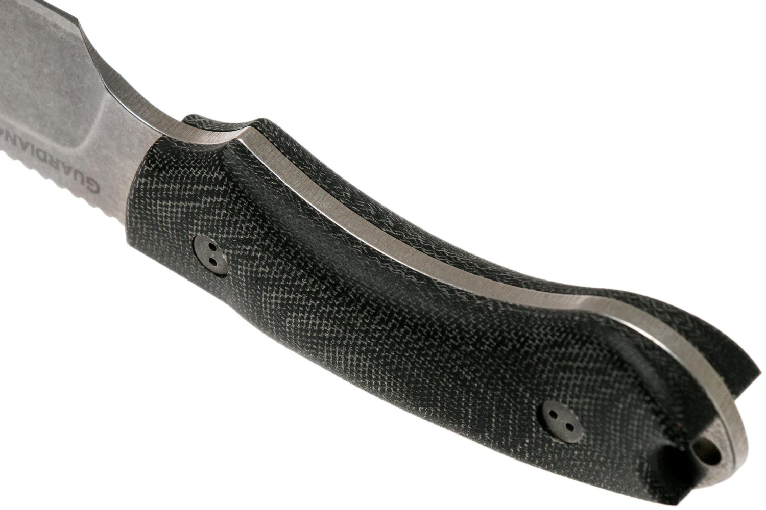 Bradford Guardian 4FE, 3D Black Micarta Guardian 4 M390, Sabre Stonewashed False Edge 4FE-101 – Image 4