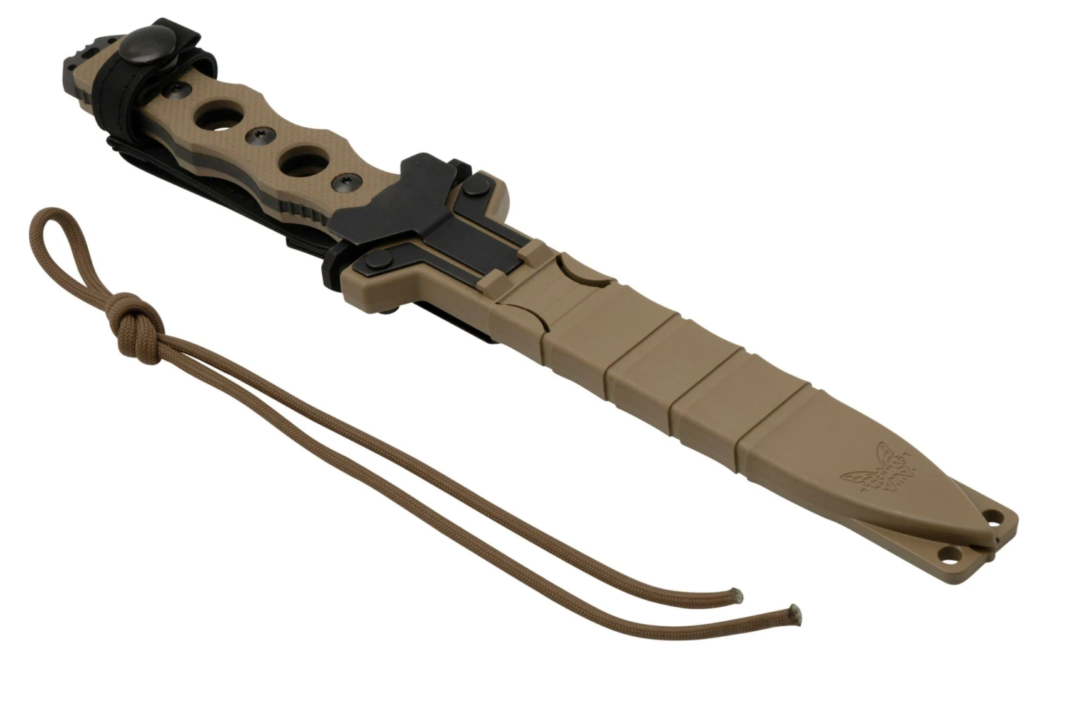 Benchmade SOCP Desert Tan 185BK-1 CPM 3V, Couteau Fixe, Greg Thompson Design â Image 6