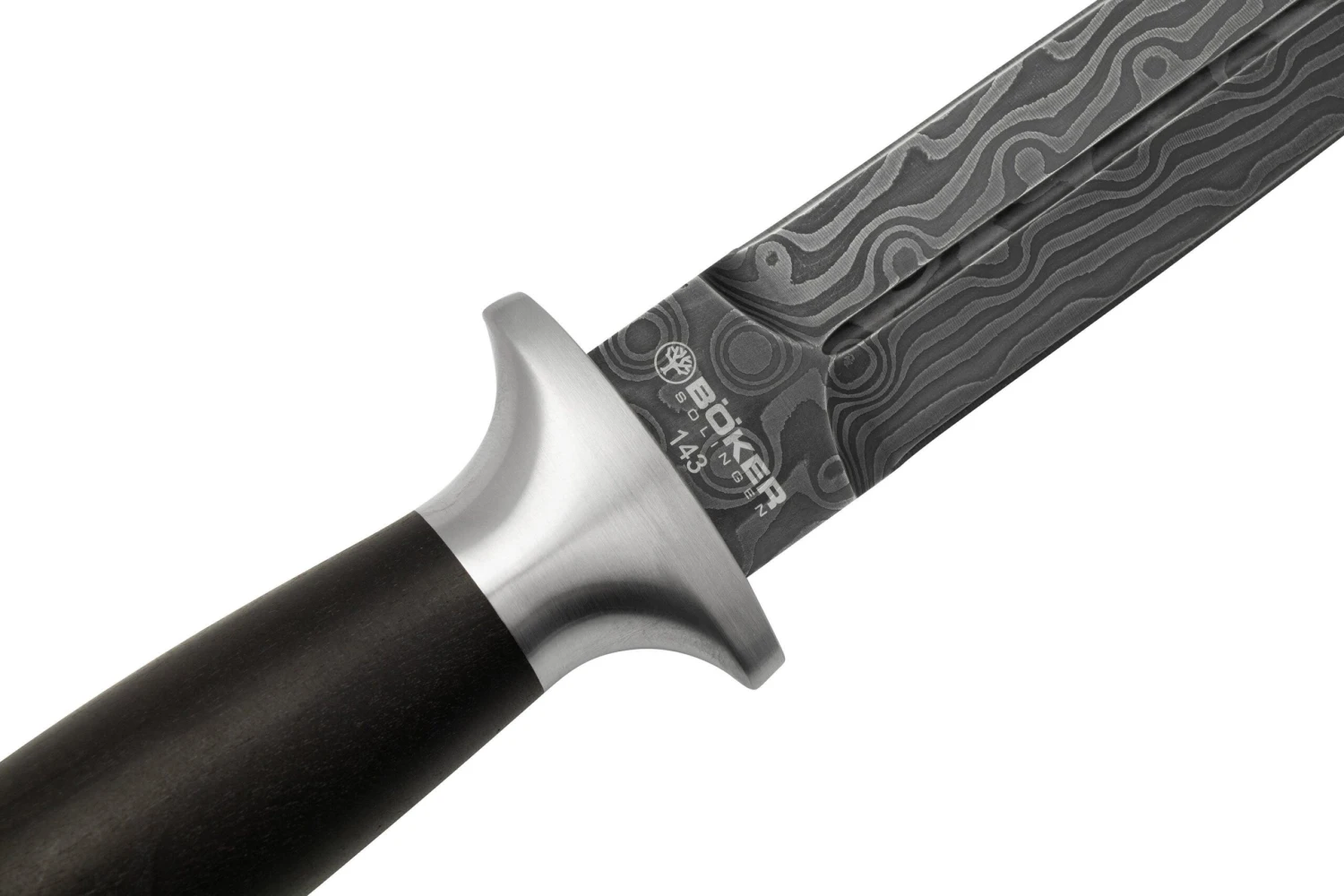 Böker Manufaktur MG-42 Dague, Chad Nichols Damast, 121506DAM Couteau Fixe â Image 5