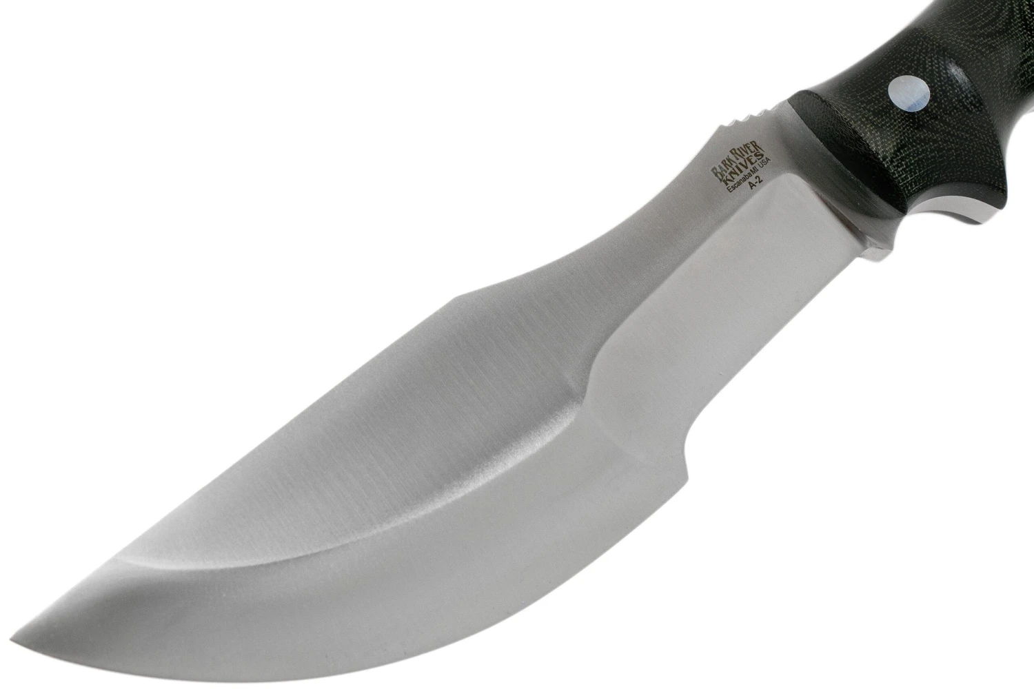 Bark River Trakker A2 Black Canvas Micarta Couteau D'outdoor – Image 3