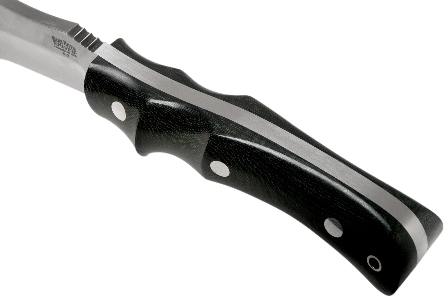 Bark River Trakker A2 Black Canvas Micarta Couteau D'outdoor – Image 5