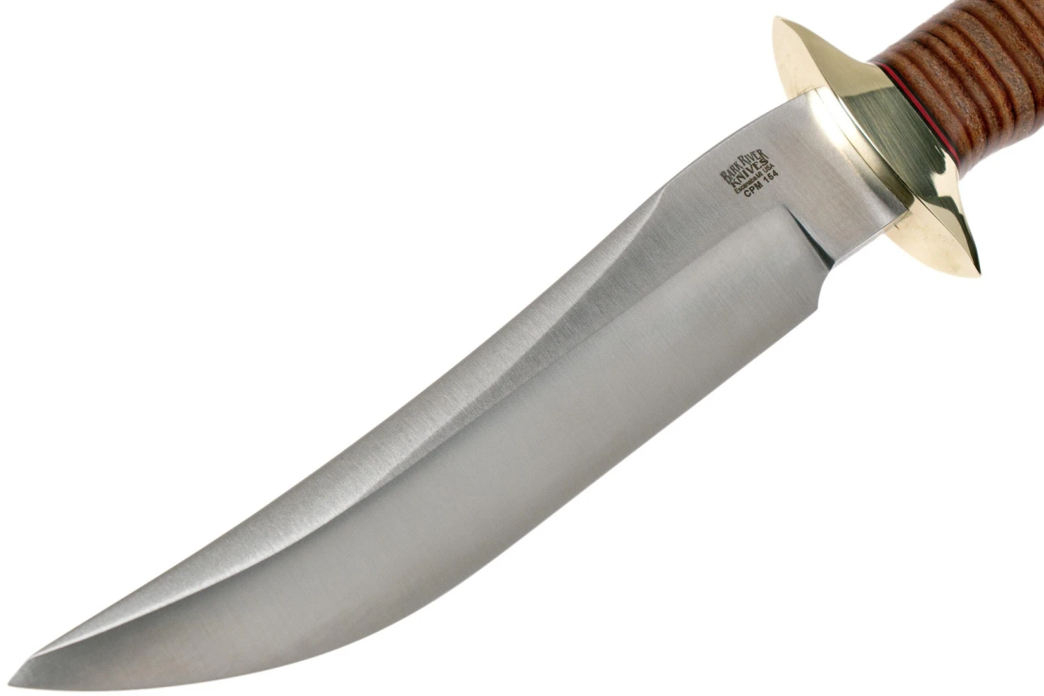 Bark River MACV-SOG Recondo Bowie CPM-154, Stacked Leather – Image 3