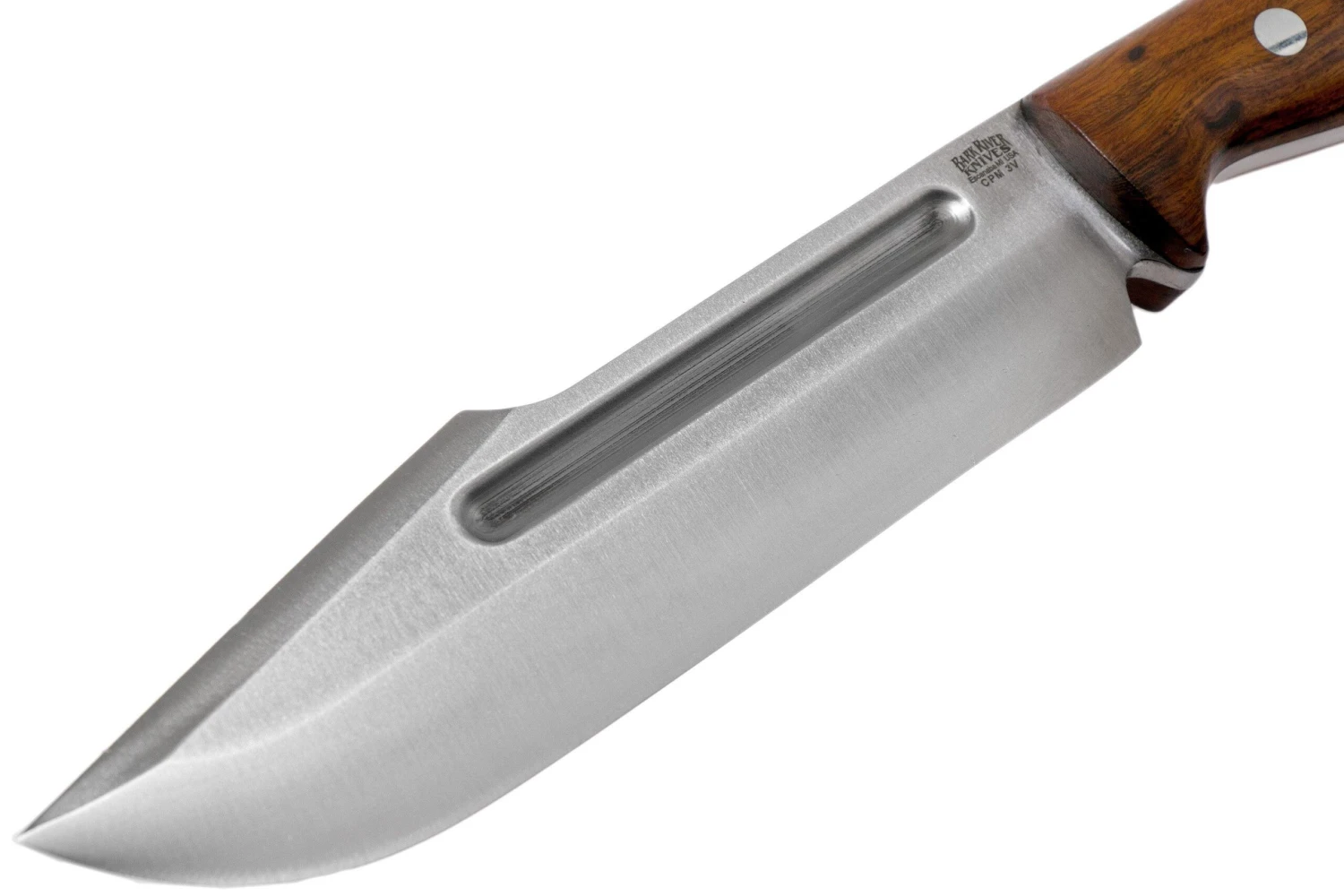 Bark River Bravo Tope Recon CPM 3V Desert Ironwood Rampless Couteau De Survie – Image 3