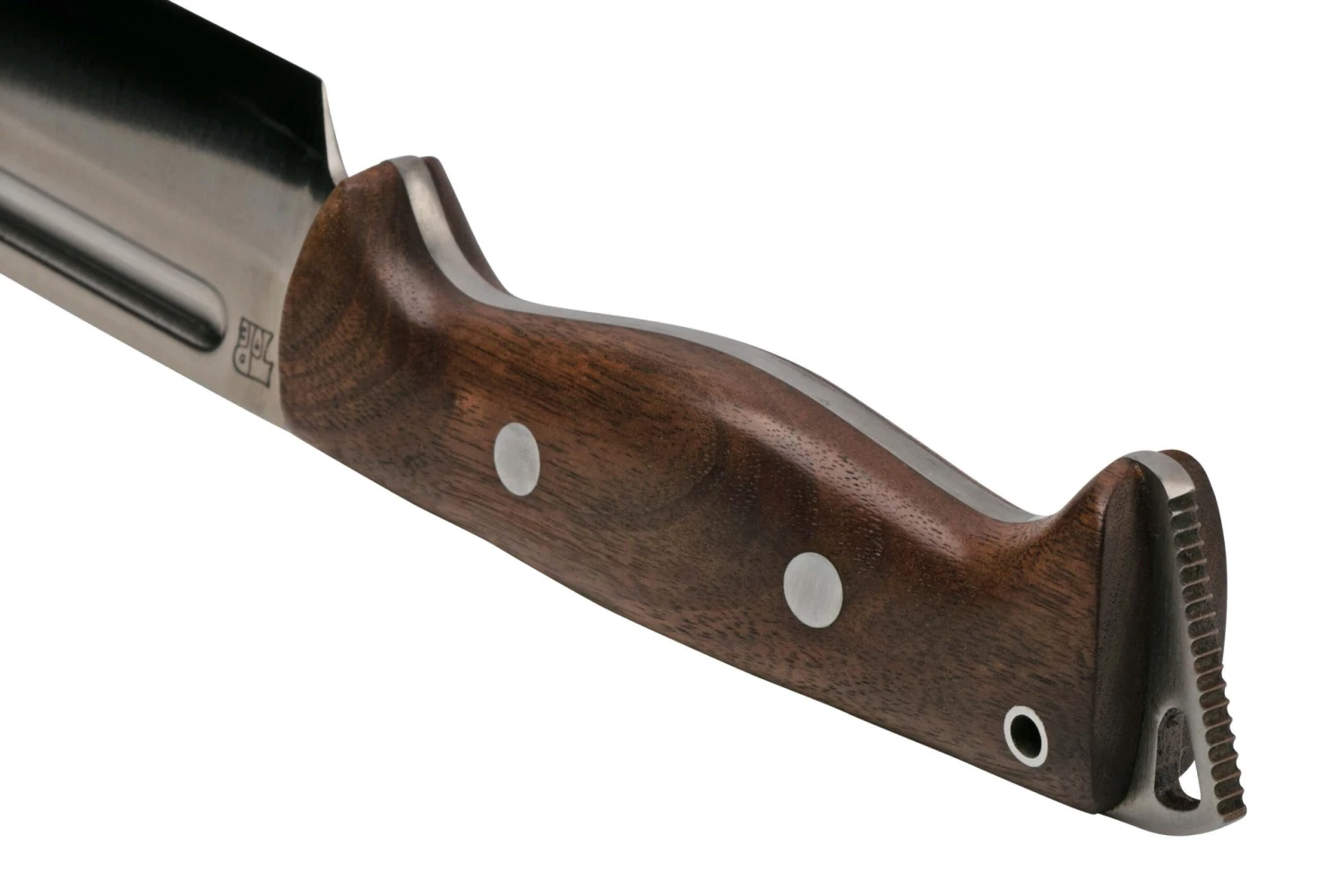 Bark River Bravo Tope Recon CPM 3V Walnut Burl Rampless Couteau De Survie – Image 5