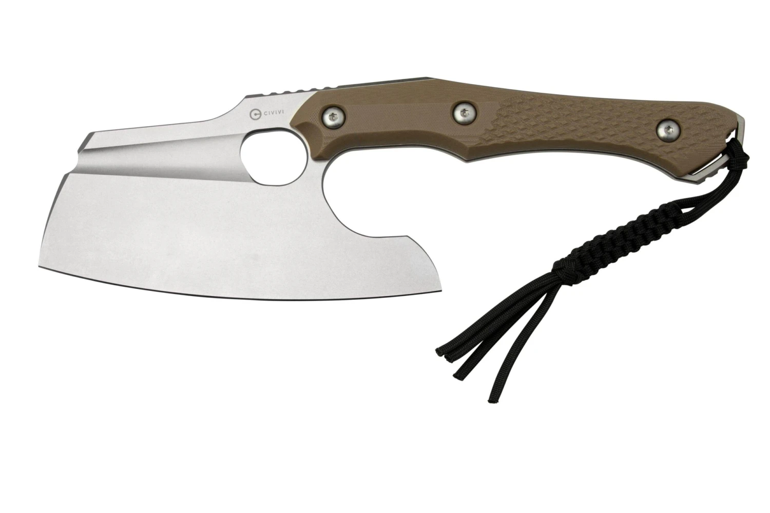 Civivi Aratra C21041-3 Stonewashed D2 Tan G10, Couteau De Survie