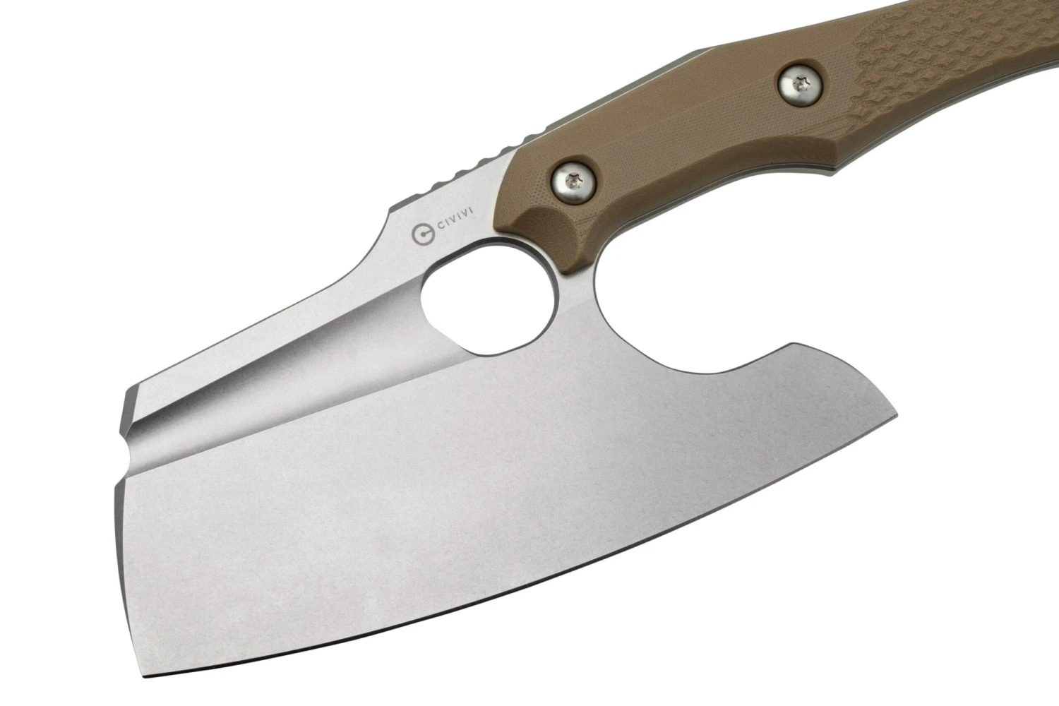 Civivi Aratra C21041-3 Stonewashed D2 Tan G10, Couteau De Survie – Image 3