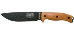 ESEE Model 6 Black Blade 3D Natural Canvas Micarta Couteau De Survie 6PB-011 étui Kydex + Clip Plat