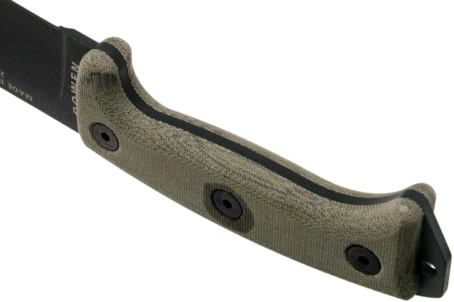 ESEE Junglas Tactical Gunsmoke Couteau De Survie Avec Ă©tui Kydex + MOLLE Back â Image 4