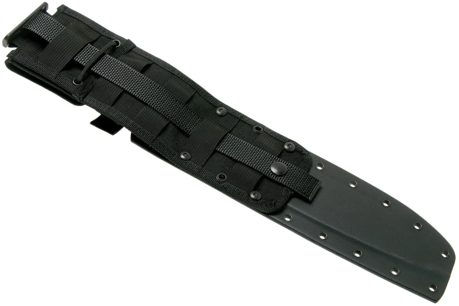 ESEE Junglas Tactical Gunsmoke Couteau De Survie Avec Ă©tui Kydex + MOLLE Back â Image 8