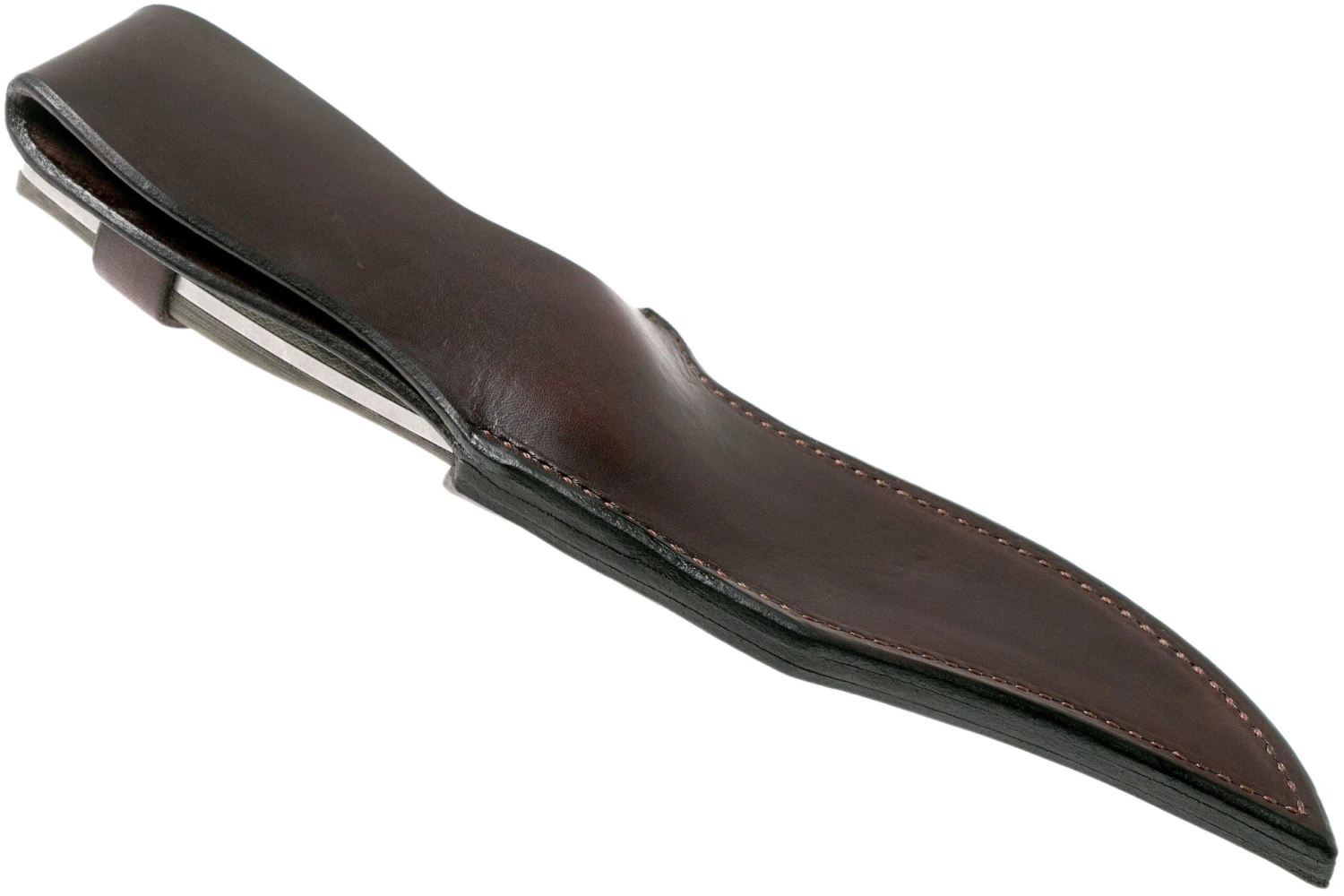 Rick Hinderer Ranch Bowie Green Canvas Micarta, Stonewashed, Couteau Bowie – Image 8