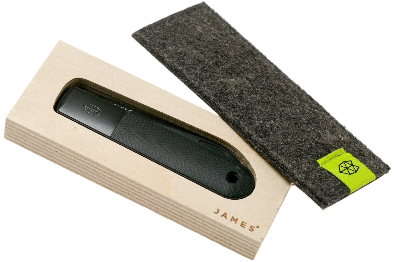 The James Brand The Wayland, Black G10, Black KN115113-00 Couteau De Poche – Image 7