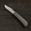 Jack Wolf Benny's Clip Green Canvas Micarta, BENNY-01-GRN, Couteau De Poche Slipjoint