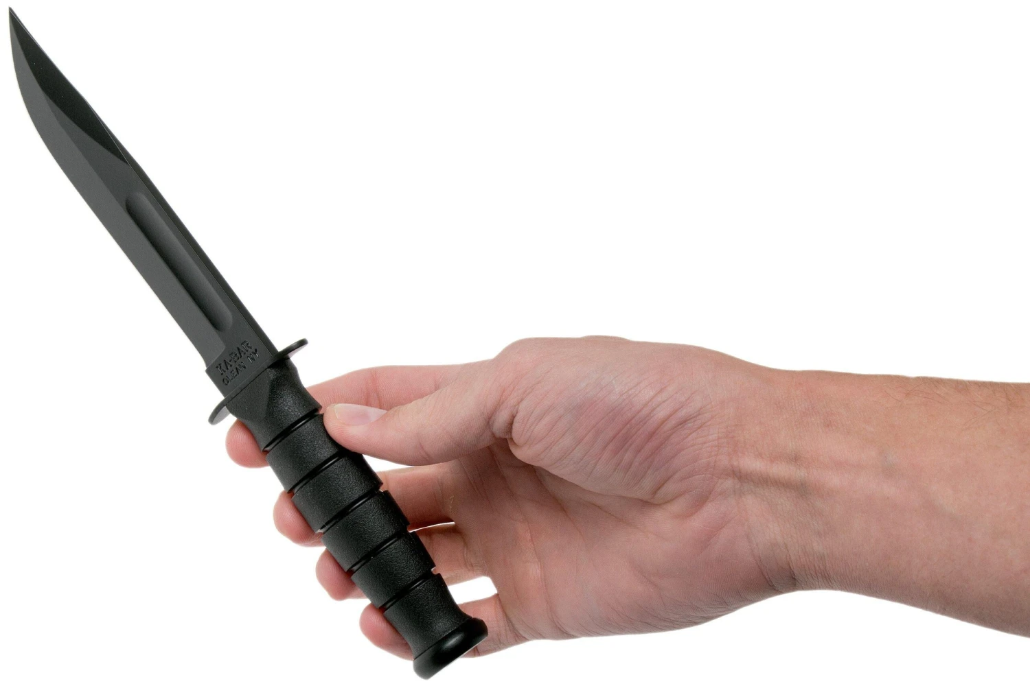 KA-BAR Short 1256, Couteau à Lame Fixe, étui En Cuir – Image 6