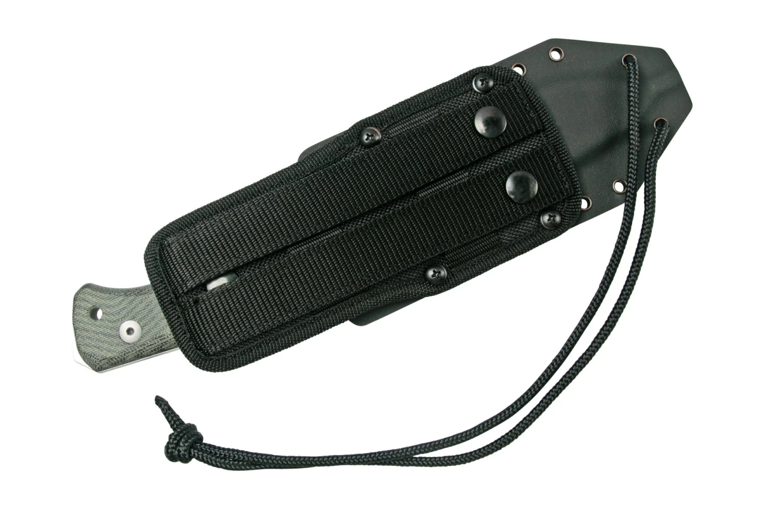 Lionsteel T6 Satin, Black Canvas Micarta T6-CVB Couteau Fixe – Image 7