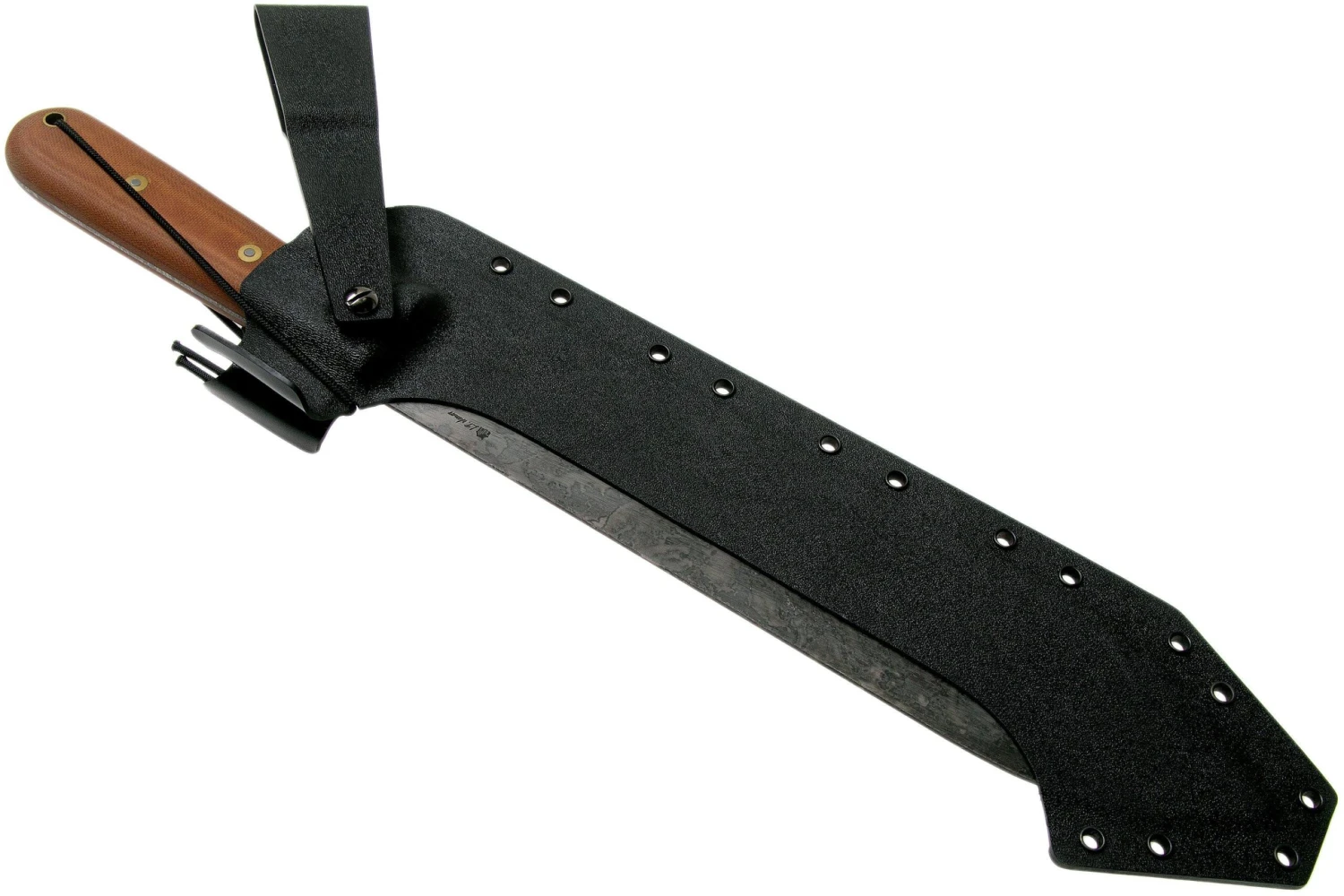 LT Wright The Overland Machete, 1075, Matte Natural Micarta, Kydex Sheath, Machette â Image 6