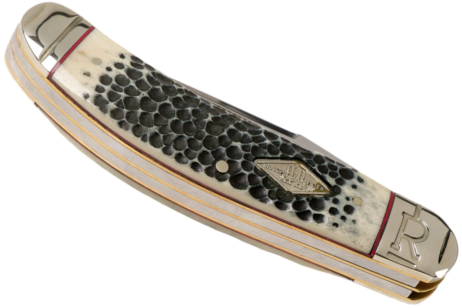 Rough Ryder Buckshot Bone Sowbelly Trapper RR1906 Couteau De Poche – Image 4