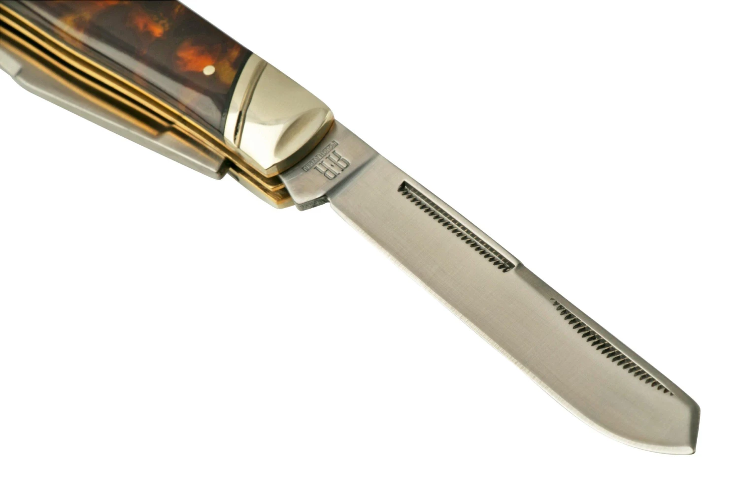 Rough Ryder Imitation Tortoise Trapper, RR2453 Couteau De Poche – Image 4