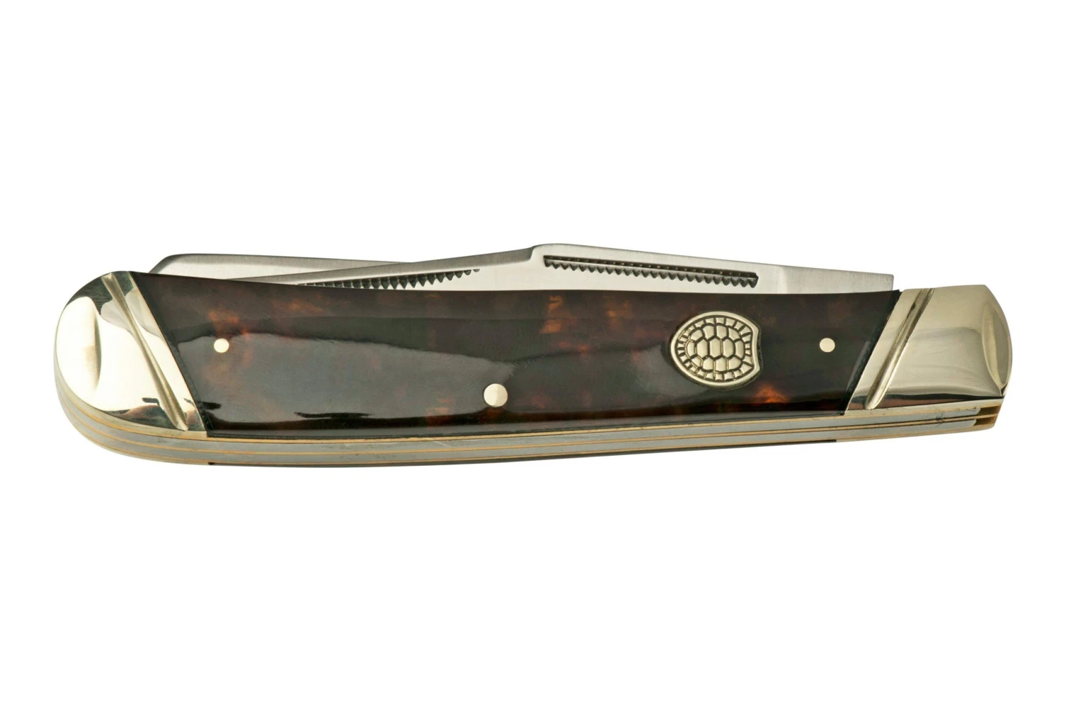 Rough Ryder Imitation Tortoise Trapper, RR2453 Couteau De Poche – Image 6