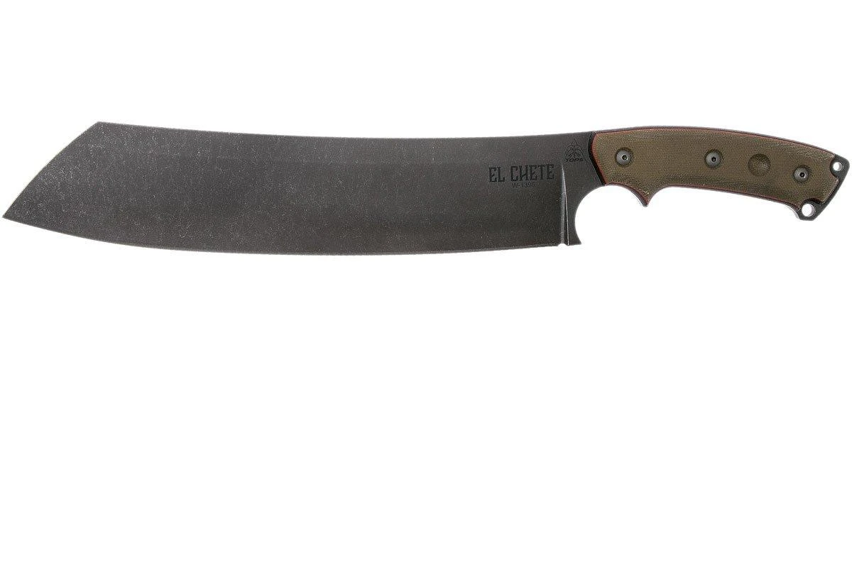 TOPS Knives TOPS El Chete ELCH-01 Machette, Gaine Avec Clip En Acier