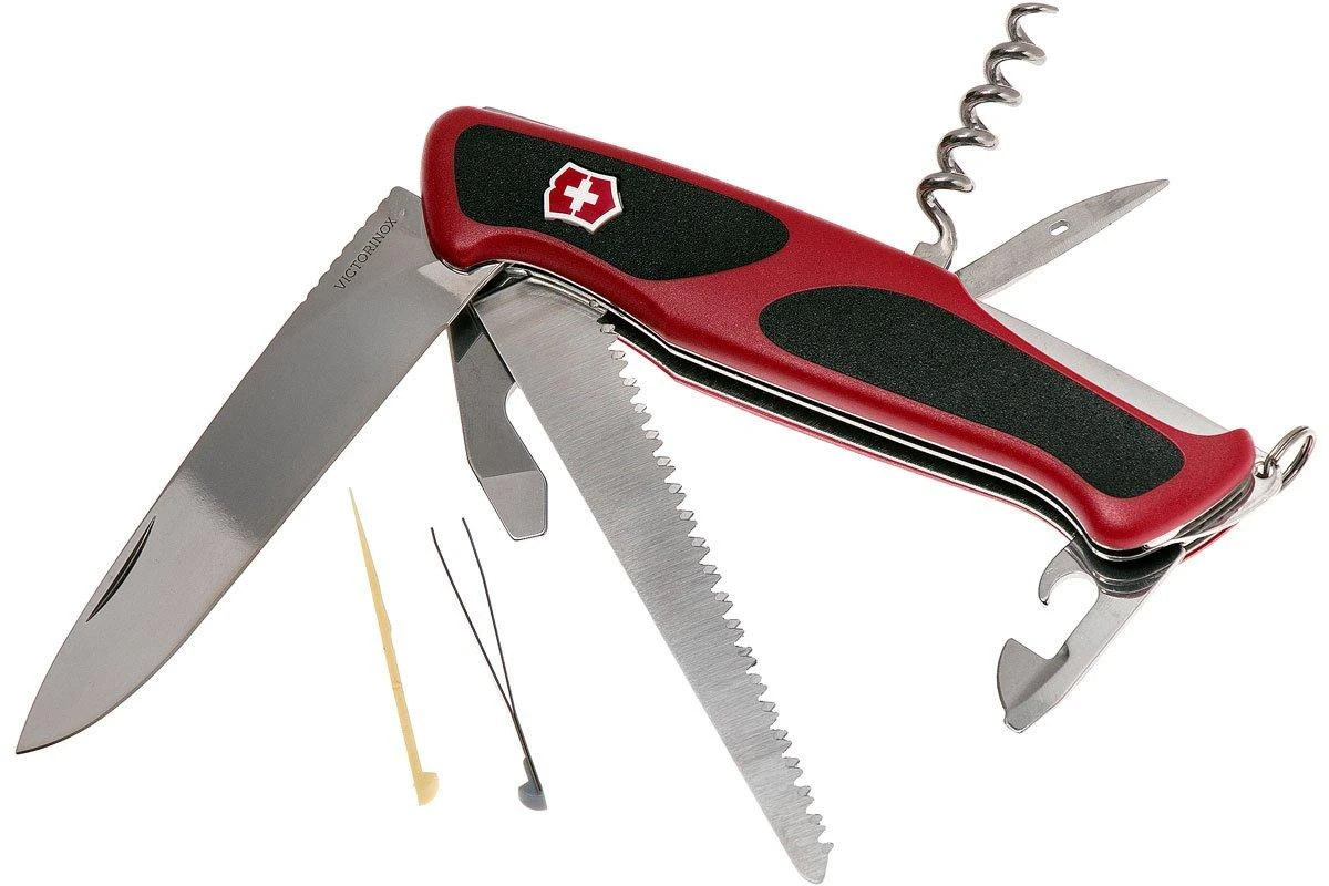 Victorinox RangerGrip 55 Rouge-noir 0.9563.C Couteau Suisse