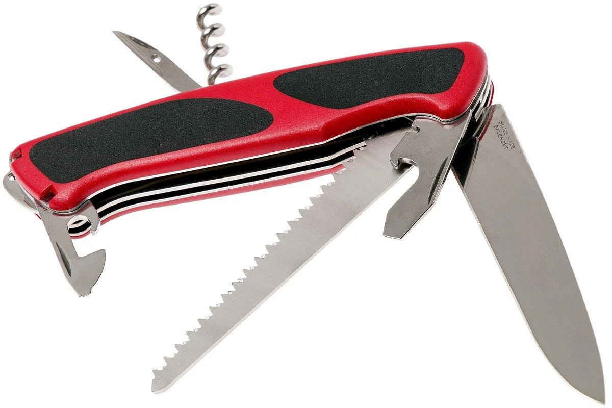 Victorinox RangerGrip 55 Rouge-noir 0.9563.C Couteau Suisse â Image 2